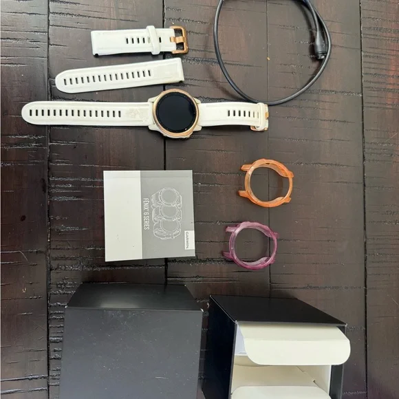 Garmin fēnix 6S Pro - Rose Gold Bezel with White Strap - Picture 13 of 16